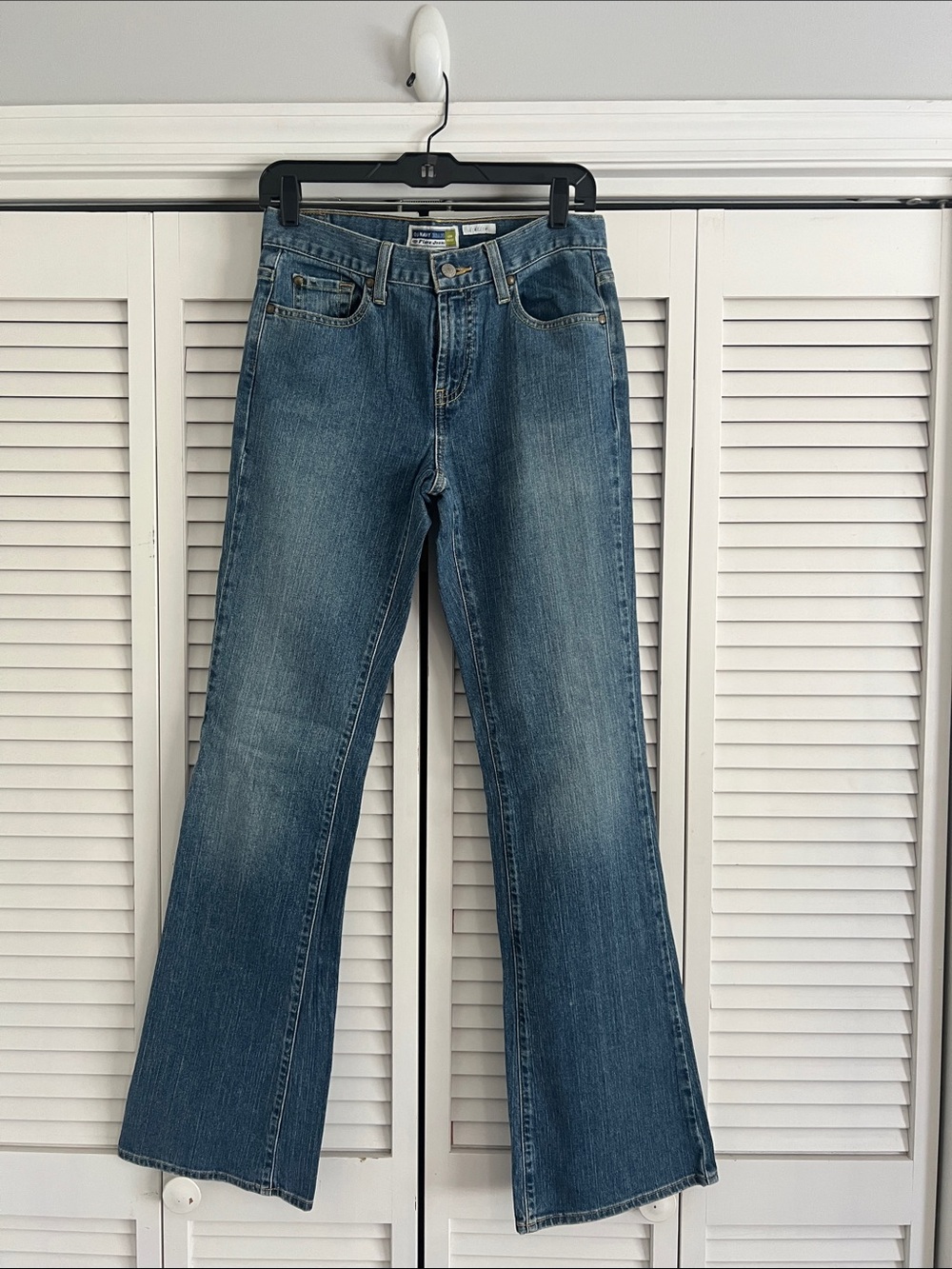 Old Navy Blue Flare Jeans Wide Leg